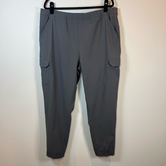 Eddie Bauer Women's Frost Fighter Jogger Pants Gray Fleece Lined Outdoor Size 18 - Picture 1 of 13